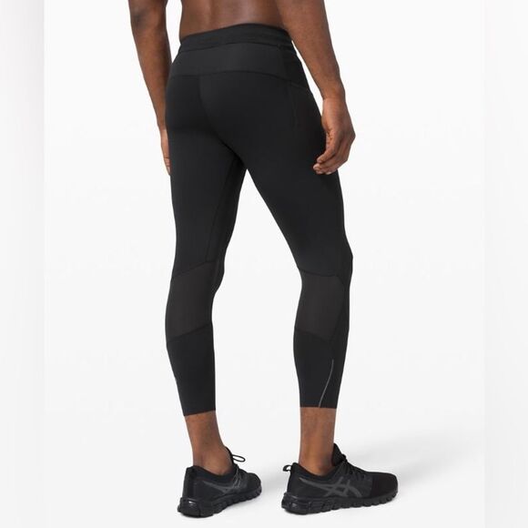 Lululemon Surge Tight 22" Black Nulux Size Medium Mens‎ - Picture 3 of 13